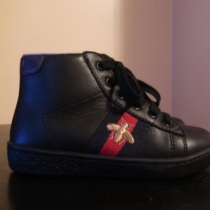 Gucci Ace High Top toddler shoes